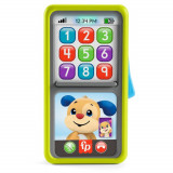 Jucarie bebelusi FIsher Price, Laugh and Learn, Smartphone interactiv, 2 in 1, in limba Romana, HNL49