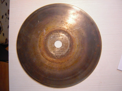 Disc din otel cu marg. diamantata debitat sticla/ceramica, ext. 230mm, int.20 foto