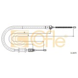 Cablu frana mana Nissan Kubistar (X76); Renault Kangoo (Kc0/1) Cofle 116675, parte montare : stanga, spate