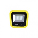 Proiector 60LED 30W Alb Rece 220V Rama Galbena