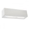 Lampă De Perete Vega Alb Ceramică/Sticlă 1 Bec Dreptunghiular Modern De Interior