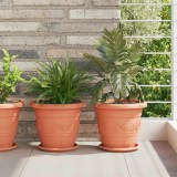 vidaXL Ghivece pentru plante 6 pcs Roșu cărămidă &Oslash; 26 x 21.5 cm 3403271