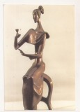 RF58 -Carte Postala- Falticeni, muzeul de arta Ion Irimescu, Fata cu clepsidra, necirculata