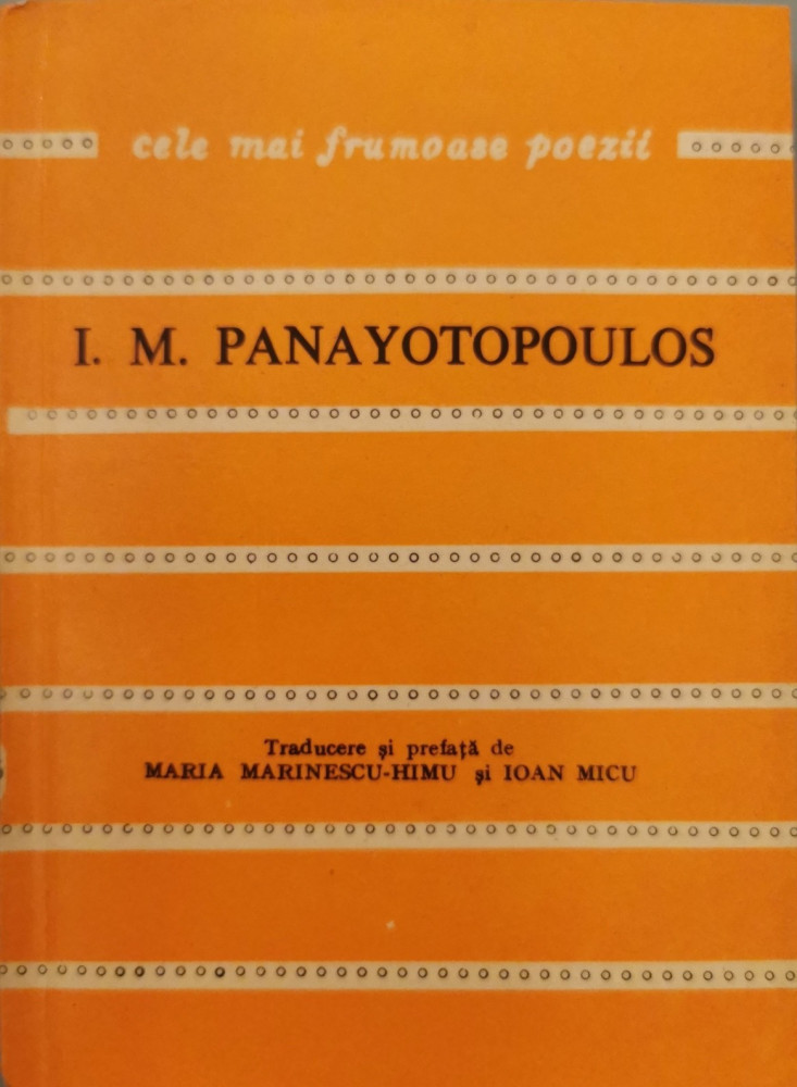 Fereastra deschisa spre Univers: Poeme - I. M. Panayotopoulos | Okazii.ro