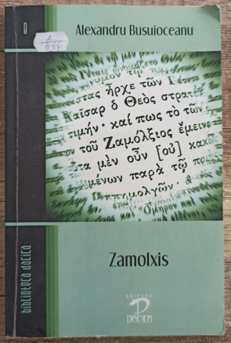 Zamolxis - Alexandru Busuioceanu