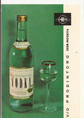 FA13 - Carte Postala- RUSIA- Reclama Vodka CCCP, necirculata foto