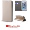 Husa Flip Carte Smart LG Q6 Gold