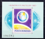 TSV - 1981 LP 1034 ALINIEREA PLANETELOR, COLITA DANTELATA MNH/** LUX, Nestampilat