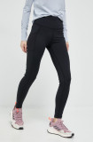 Columbia leggins sport Windgates femei, culoarea negru, modelator