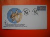 HOPCT PLIC FDC S NR 527 FAUNA FELINE AFRICA DE SUD EST 1986 - -NECIRCULAT