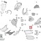 Carena laterala dreapta spate originala Peugeot Vivacity 3 L &acirc;&euro;&ldquo; Vivacity 3 L Sportline 2T - Vivacity 3L 4T 50cc (alba)
