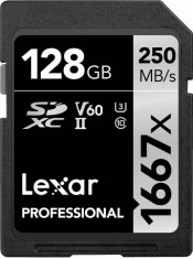 Card de memorie Lexar Professional 1667x SDXC 128GB UHS-II U3 foto