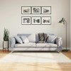 VidaXL Covor pufos &quot;PAMPLONA&quot; cu fire &icirc;nalte, crem modern, 160x160 cm