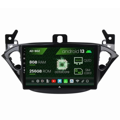 Navigatie Opel Corsa E Adam (2013-2019), Android 13, Z-Octacore 8GB RAM + 256GB ROM, 9 Inch - AD-BGZ9008+AD-BGRKIT384 foto