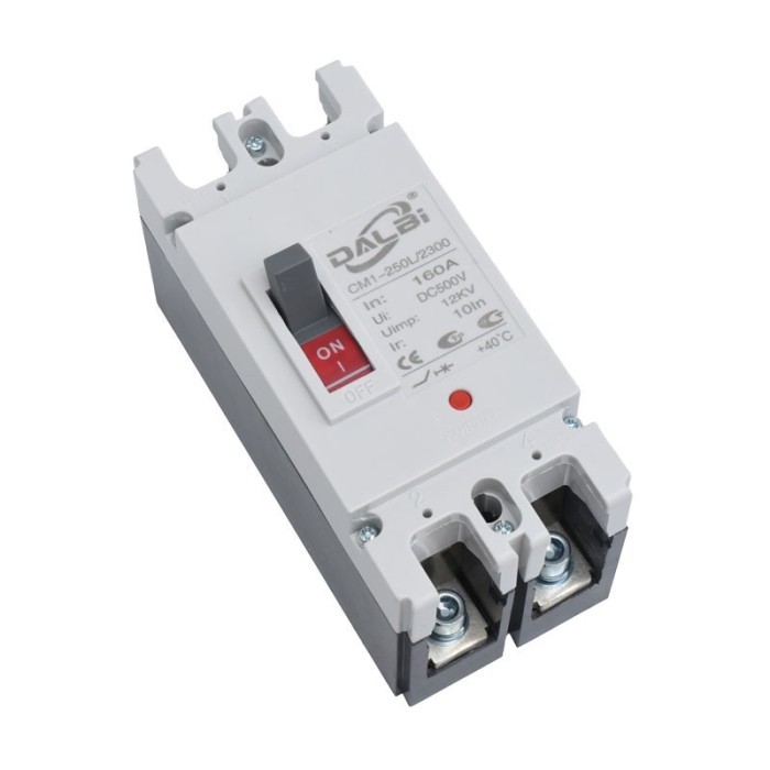 Intrerupator de Circuit Solar MCCB 2P-160A / 500V DC