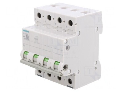 Separator-&amp;icirc;ntrerupător 4 Poli pentru şină DIN 63A 400V foto