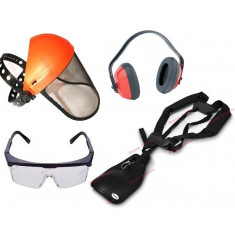 Set accesorii motocoasa (casca protectie, ochelari, ham, casca antifonica)