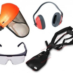 Set accesorii motocoasa (casca protectie, ochelari, ham, casca antifonica)