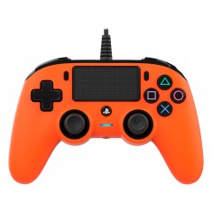 Controler Nacon Wired Compact PS4 Official COLOURED cu USB integrat, Portocaliu