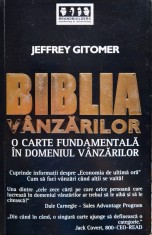 Biblia Vanzarilor - Jeffrey Gitomer ,558135 foto