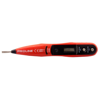 Indicator tester de tensiune cu ecran LCD 12-36-55-110-220V 160mm Proline 10544 foto