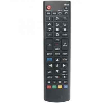 Telecomanda pentru LCD/LED, LG, AKB73715637, smart cu 3D, neagra foto