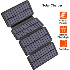 Incarcator Solar Universal Multipad 10000 mAh cu Lanterna 9 Led-uri