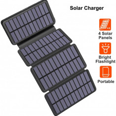 Incarcator Solar Universal Multipad 10000 mAh cu Lanterna 9 Led-uri