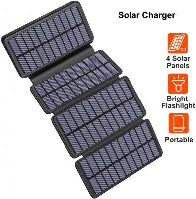 Incarcator Solar Universal Multipad 10000 mAh cu Lanterna 9 Led-uri foto