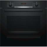 Cuptor incorporabil multifunctional HBA534EB0, electric,10 functii, sistem de autocuratare EcoClean Direct, 71 l, clasa A, negru