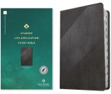 NLT Student Life Application Study Bible, Filament Enabled Edition (Red Letter, Leatherlike, Charcoal Gray Striped, Indexed)