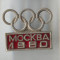 Insigna Olimpica a XXII Olimpiada Moscova Rusia 1980 - SPORT - CERCURI OLIMPICE