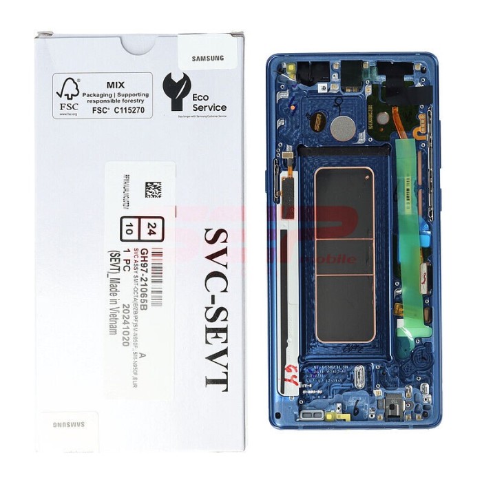 LCD+Touchscreen Samsung Galaxy Note 8 / N950 BLUE Original Service Pack