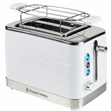 Cumpara ieftin Russell Hobbs Inspire Prajitor de paine 24370-56, 1050W, 2 felii, 6 nivele, Suport mai cald, alb