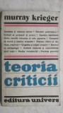 Murray Krieger - Teoria criticii, 1982