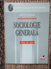 Lisette Coanda - Sociologie generala