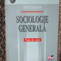 Lisette Coanda - Sociologie generala