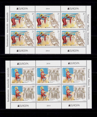 RO 2014 LP 2021b &amp;quot;Europa 2014 - Instrumente muzicale&amp;quot;, mcoli de 6,MNH foto