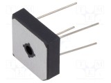 Punte redresoare monofazată Urmax 200V 25A 350A THT DC COMPONENTS