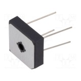 Punte redresoare monofazată Urmax 200V 25A 350A THT DC COMPONENTS