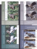 RECORDURILE PASARILOR,SERIE CU TABS IN PERECHE,2018,MNH,ROMANIA., Fauna, Nestampilat