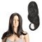 Peruca efect natural HTPR-6673, 61 cm, fire sintetice kanekalon, negru HausGarden Leisure