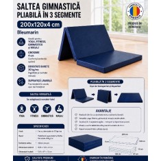 Saltea gimnastica pliabila 200x120x4cm