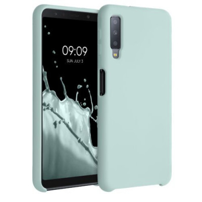 Husa pentru Samsung Galaxy A7 (2018), Silicon, Verde, 47730.200 foto