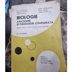 BIOLOGIE. ANATOMIE SI FIZIOLOGIE COMPARATA - I.E. VOICULESCU (MANUAL PENTRU ANUL II LICEE)