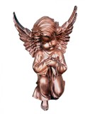 Cumpara ieftin Statueta Inger Decorativa Maro 30cm, Aspect Vintage, Polystone, Cadou Deosebit, Colectie Statueta Decorativa