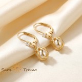 Cumpara ieftin Cercei Nodul Luminii , Cercei placati 18K Brazilia, 2.5 cm