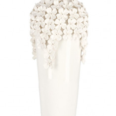 Vaza Treasure, Bizzotto, Ø 16 x 40 cm, portelan, alb