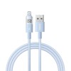 Baseus - Data Cable Display 2 (P10382700311-00) - USB to Lightning, Fast Charging, Digital Display, 2.4A, 1m - Galaxy Blue