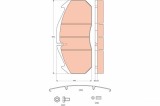 TRW GDB5065 set placute frana,frana disc